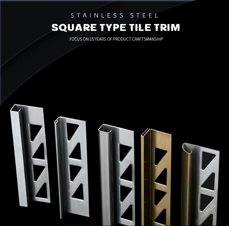 1. stainless steel external corner tile trim
