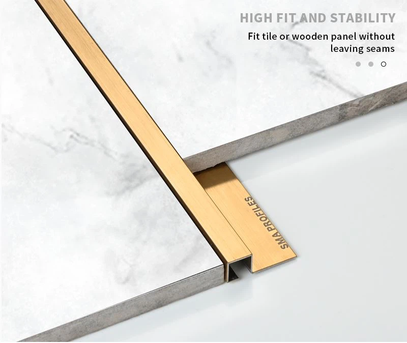 2. stainless steel edging strip for tiles
