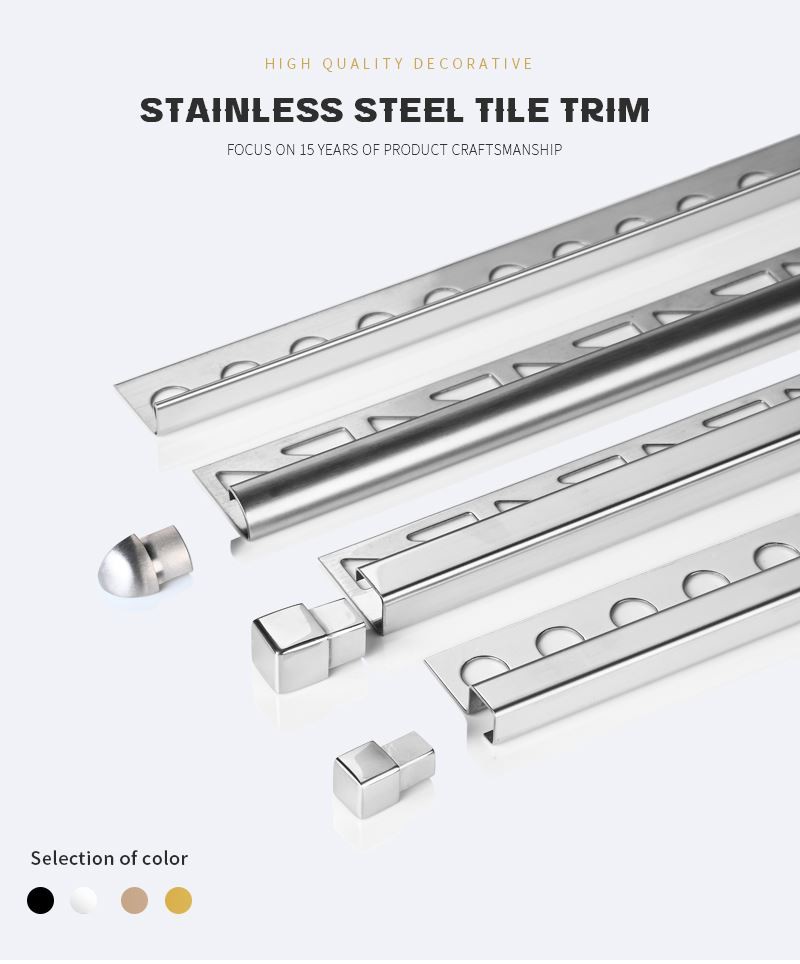 01 profiles tile edging protection strips