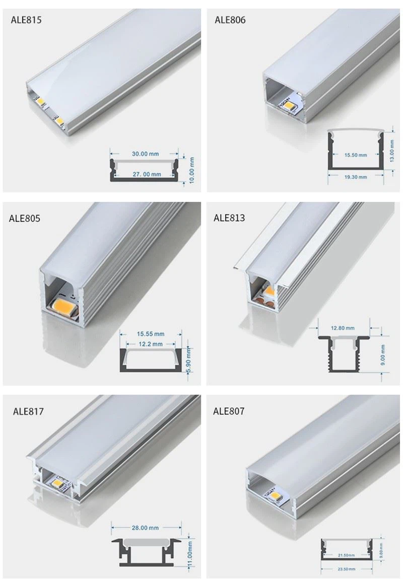 2. recessed led channel