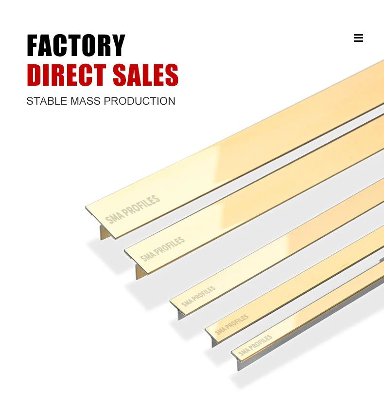 stainless steel tile trim 6mm