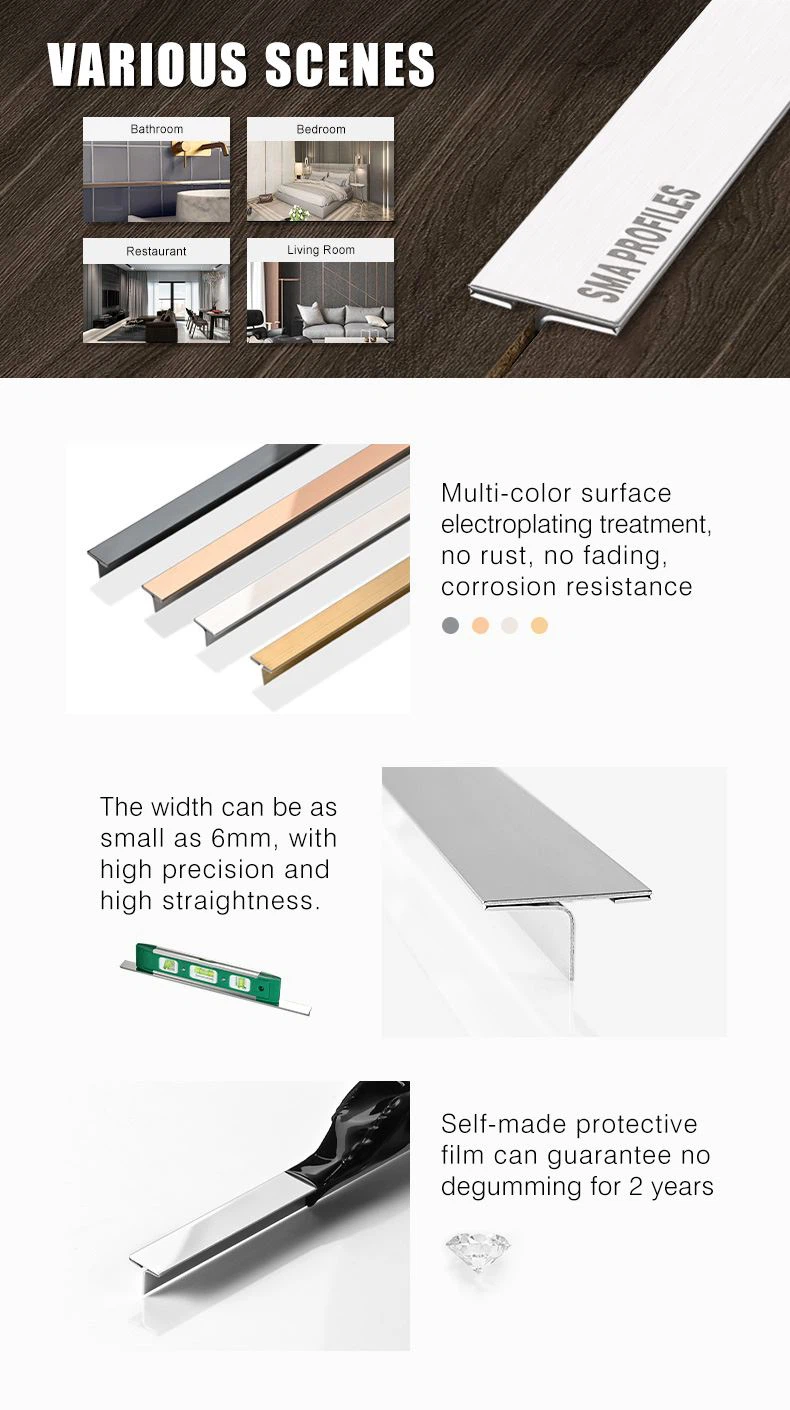 7. t shape metal transition strip