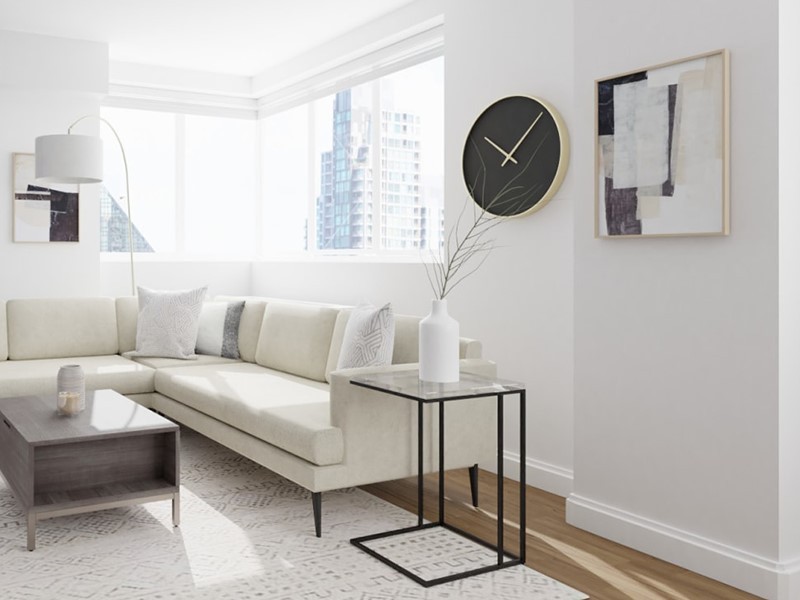white skirting board